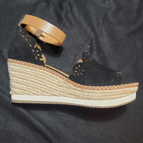 Crown Vintage Espadrille Wedges - Womens Sz 9 - Picture 5 of 9
